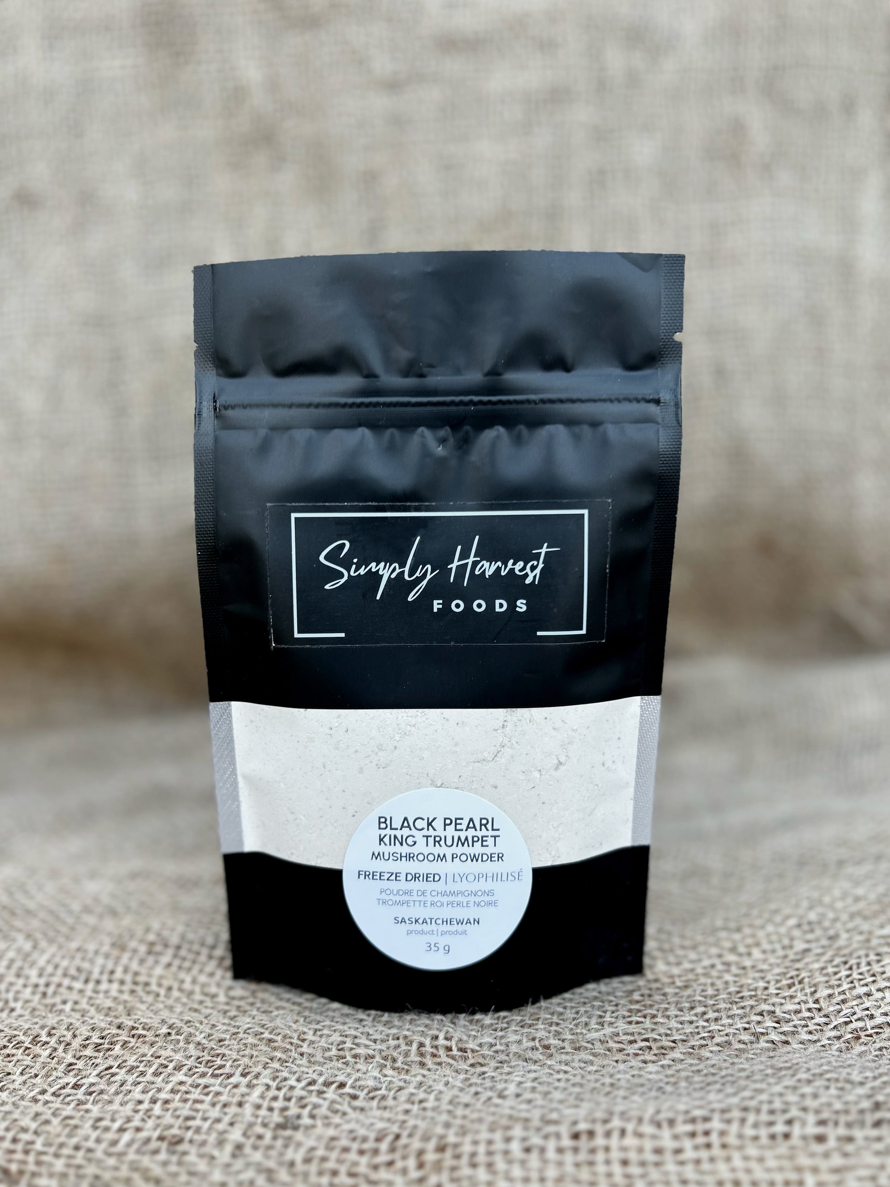 Freeze Dried Black Pearl King Trumpet Mushroom Powder