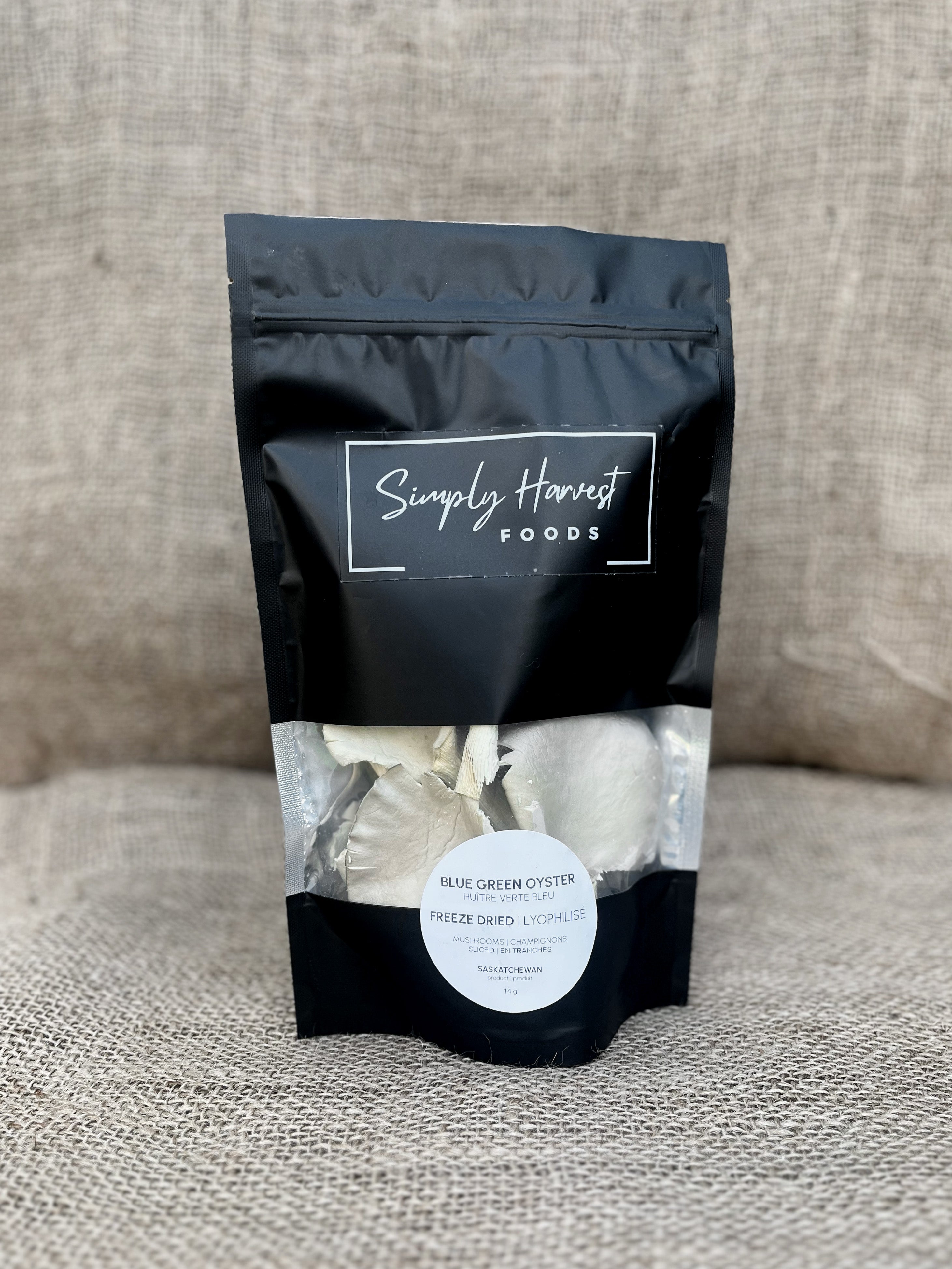 Freeze Dried Blue Green Oyster Mushrooms