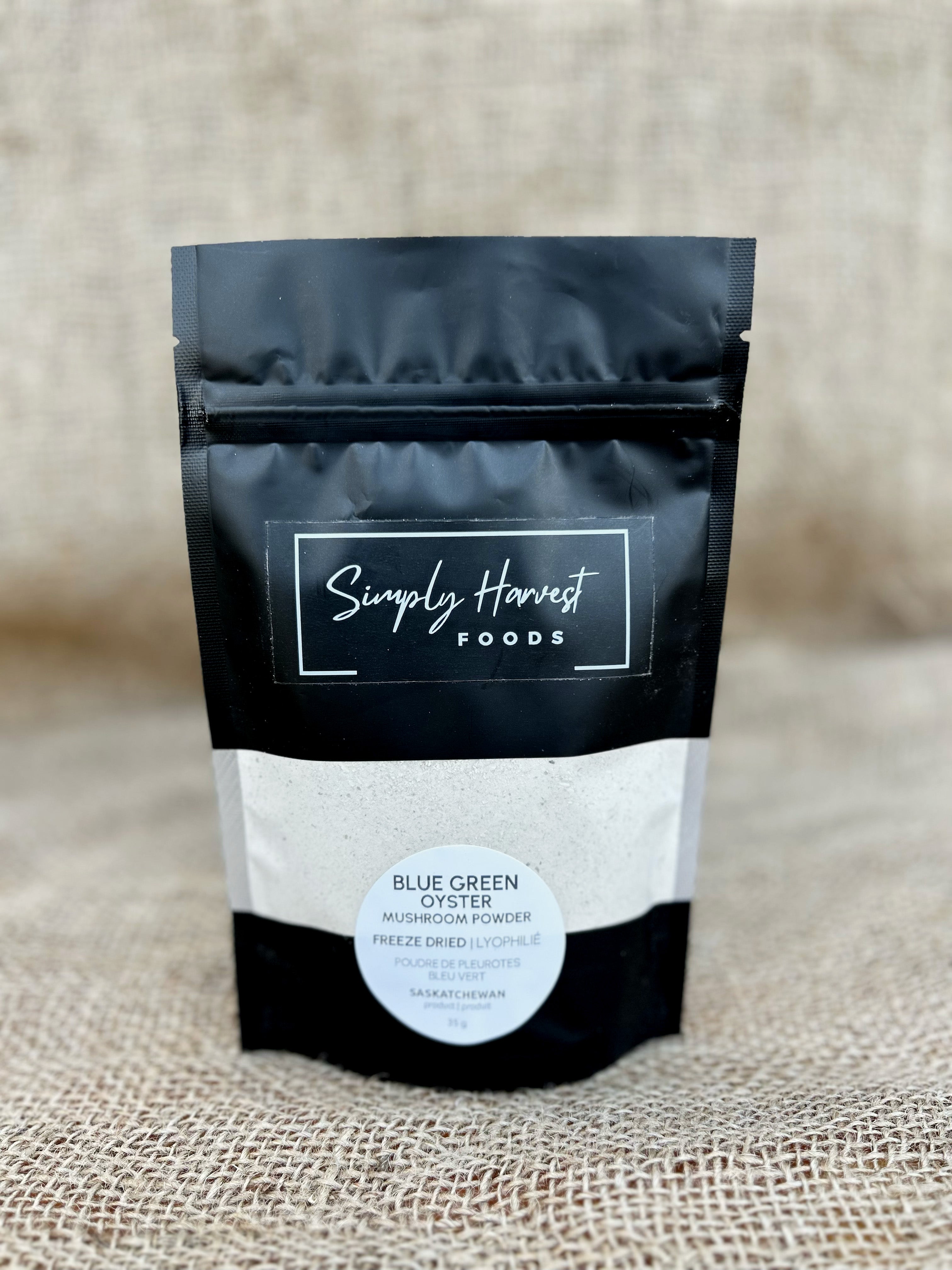 Freeze Dried Blue Green Oyster Mushroom Powder