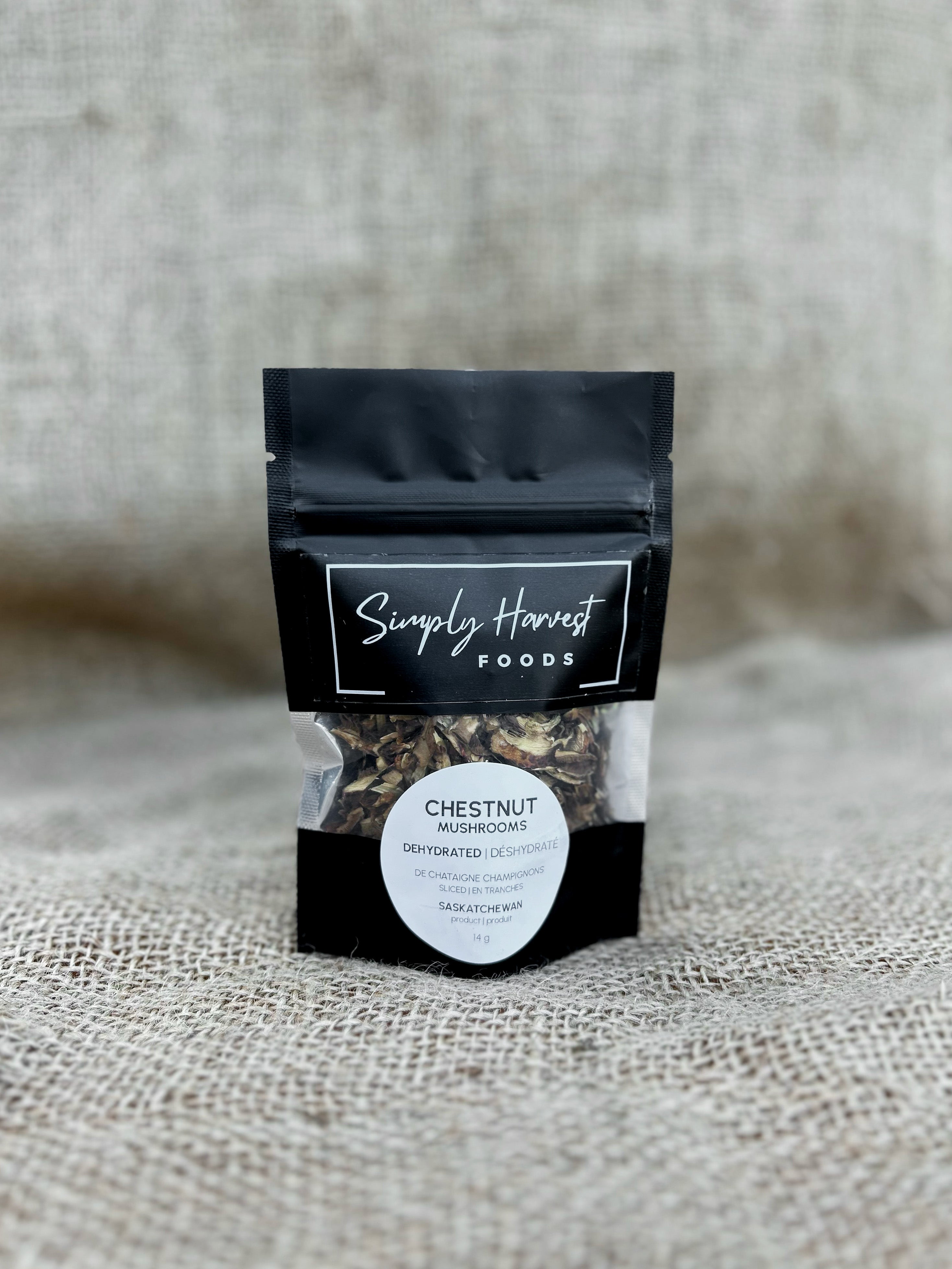 Dehydrated Chestnut Mushrooms