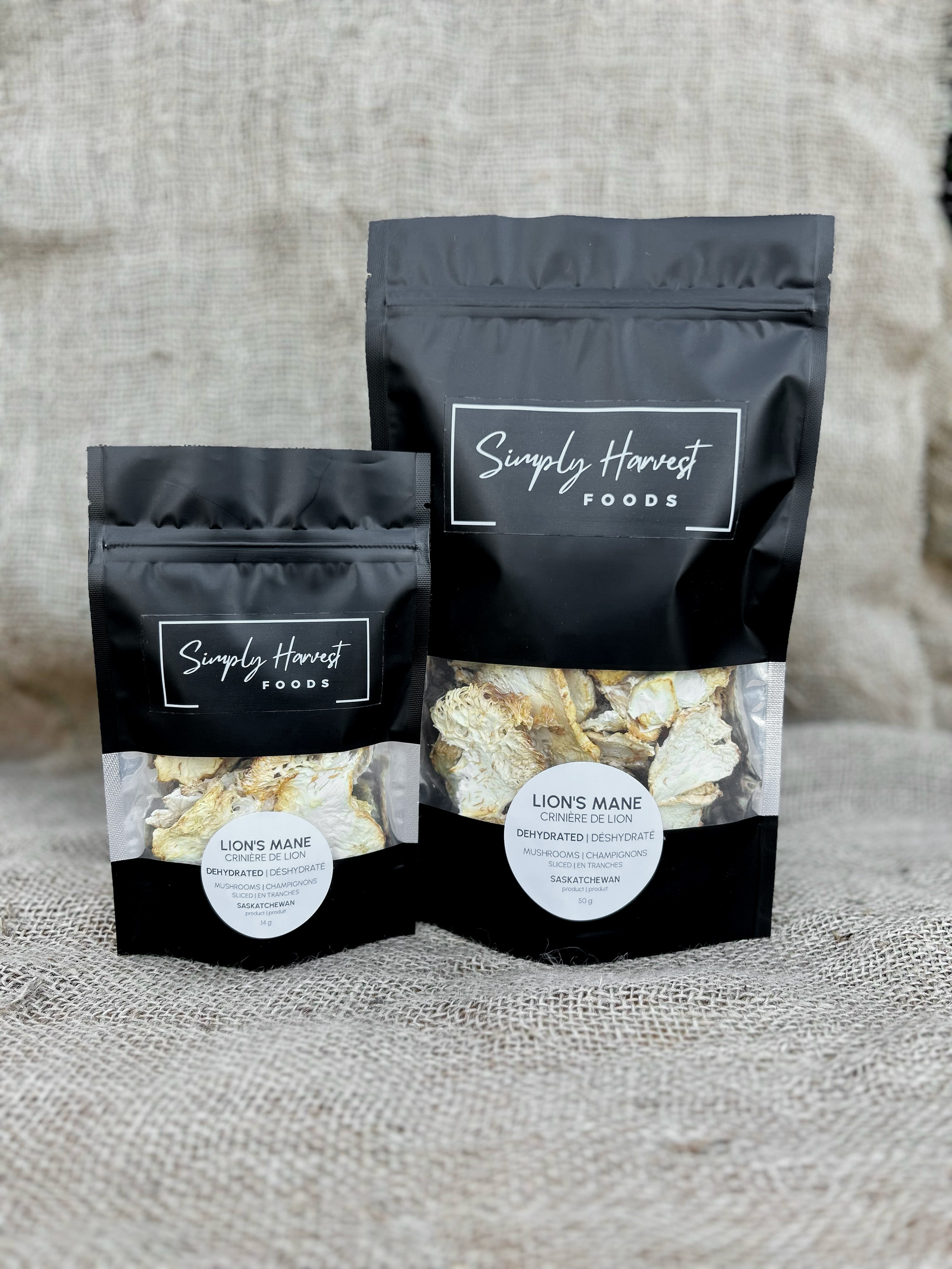 Dehydrated Lion's Mane Mushrooms