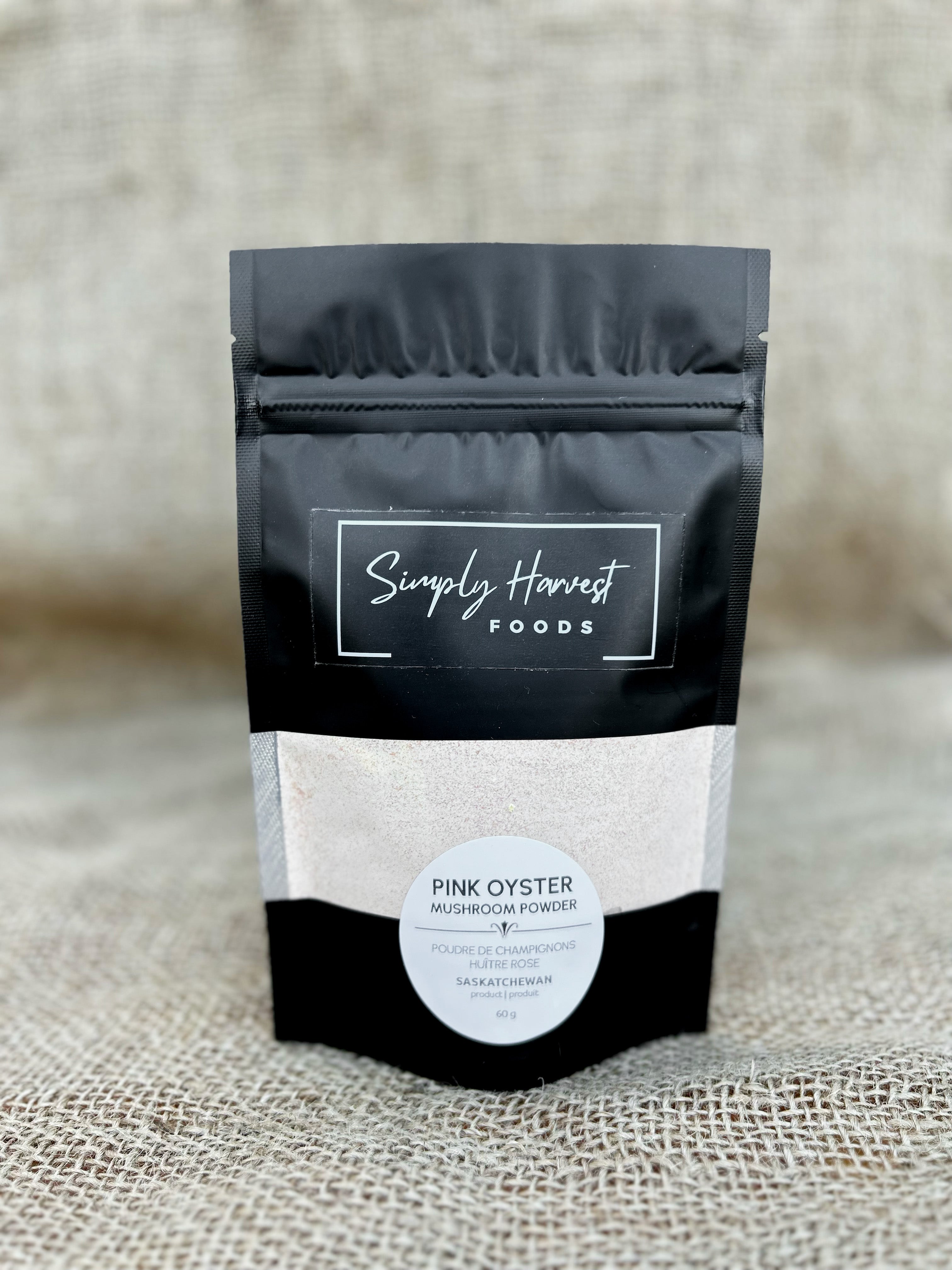 Dehydrated Pink Oyster Mushroom Powder