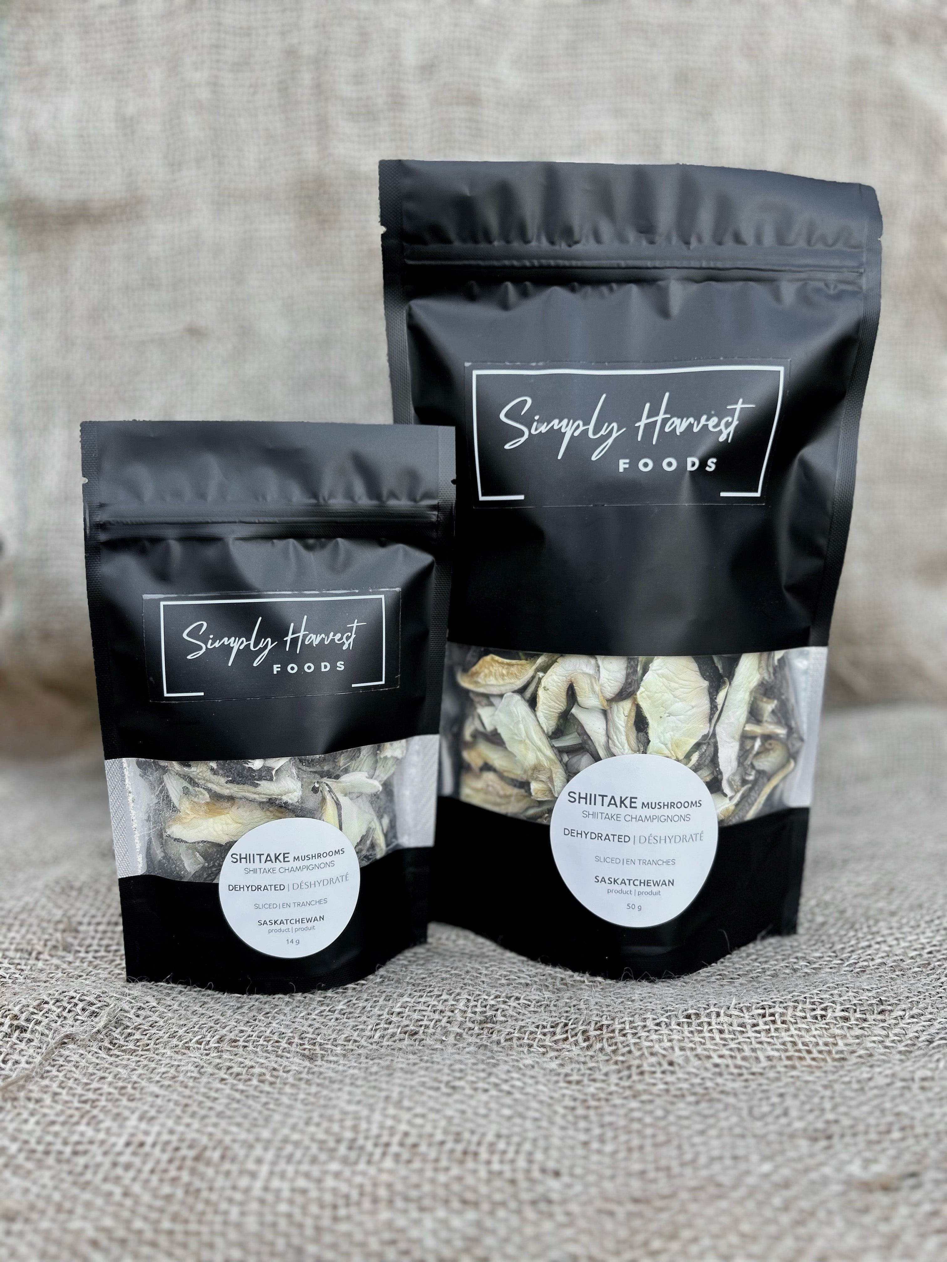 Dehydrated Shiitake Mushrooms