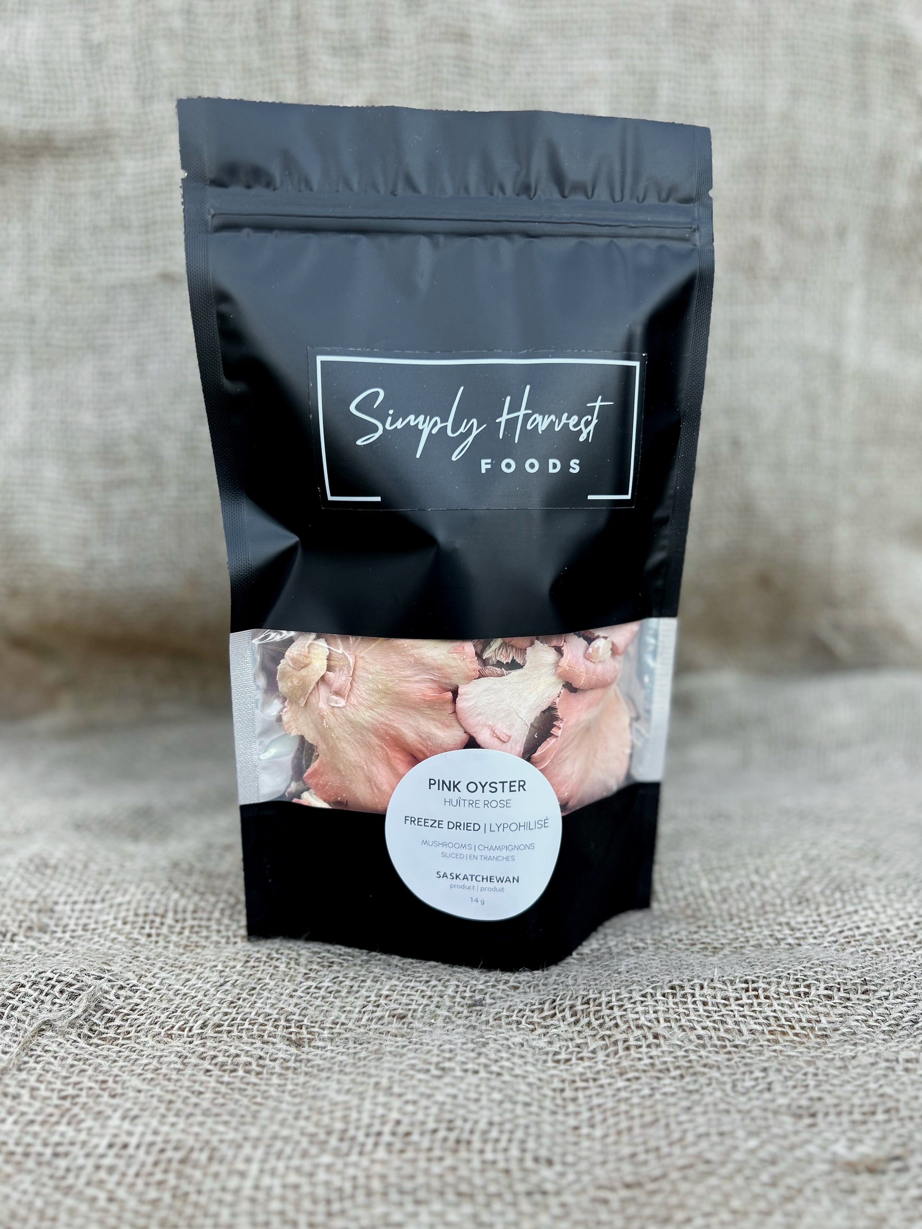 Freeze Dried Pink Oyster Mushrooms